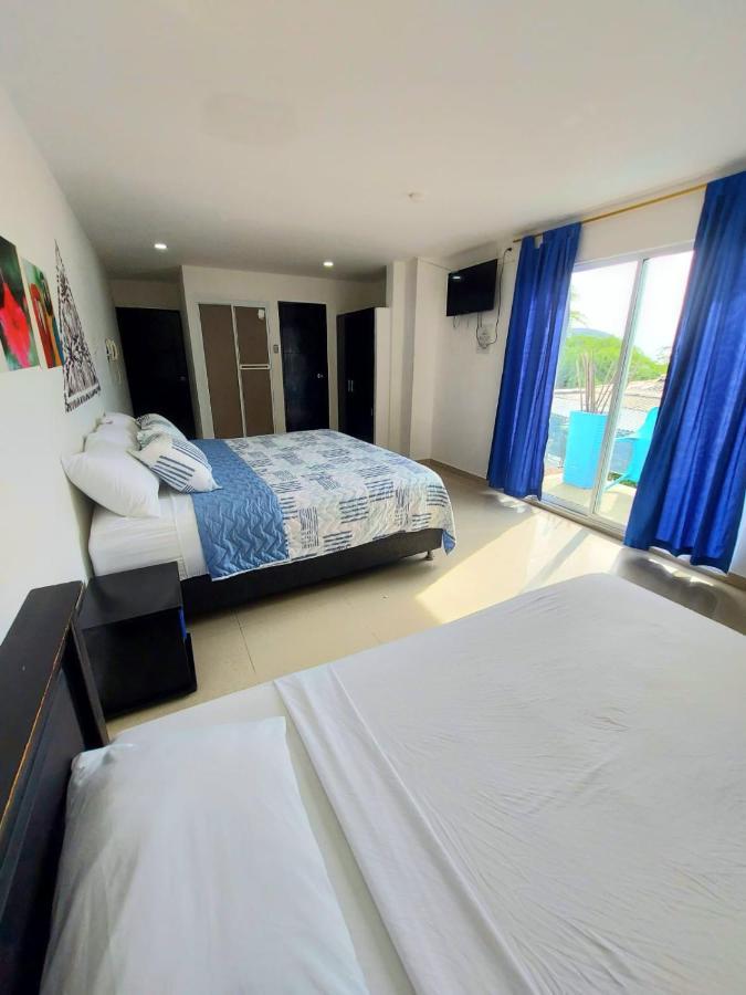 The Cantamar Beach Hostel Санта-Марта Экстерьер фото